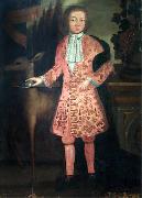 Kuhn Justus Engelhardt Portrait of Charles Carroll d'Annapolis oil painting